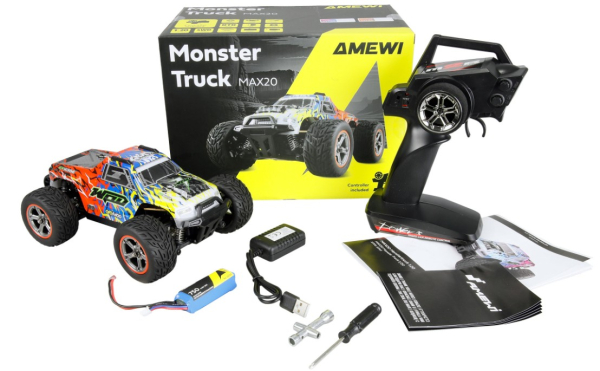 22707 MAX20 Monstertruck Brushed 4WD 1:20 RTR blau/orange